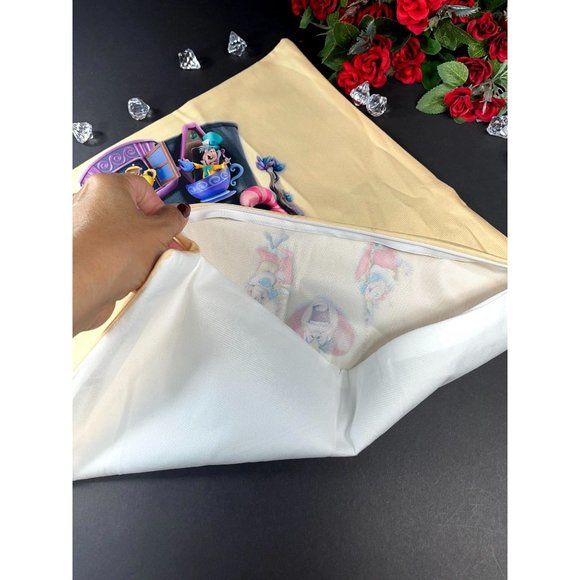 Alice Wonderland Throw Pillowcase Mad Hatter Home Decor Accent Pillow Cover - Picture 10 of 12